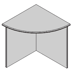 Oblúkový stolový segment PZ 78