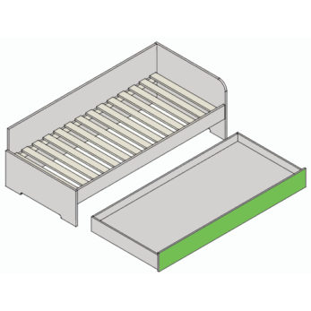 Posteľ Kika 32b-90L